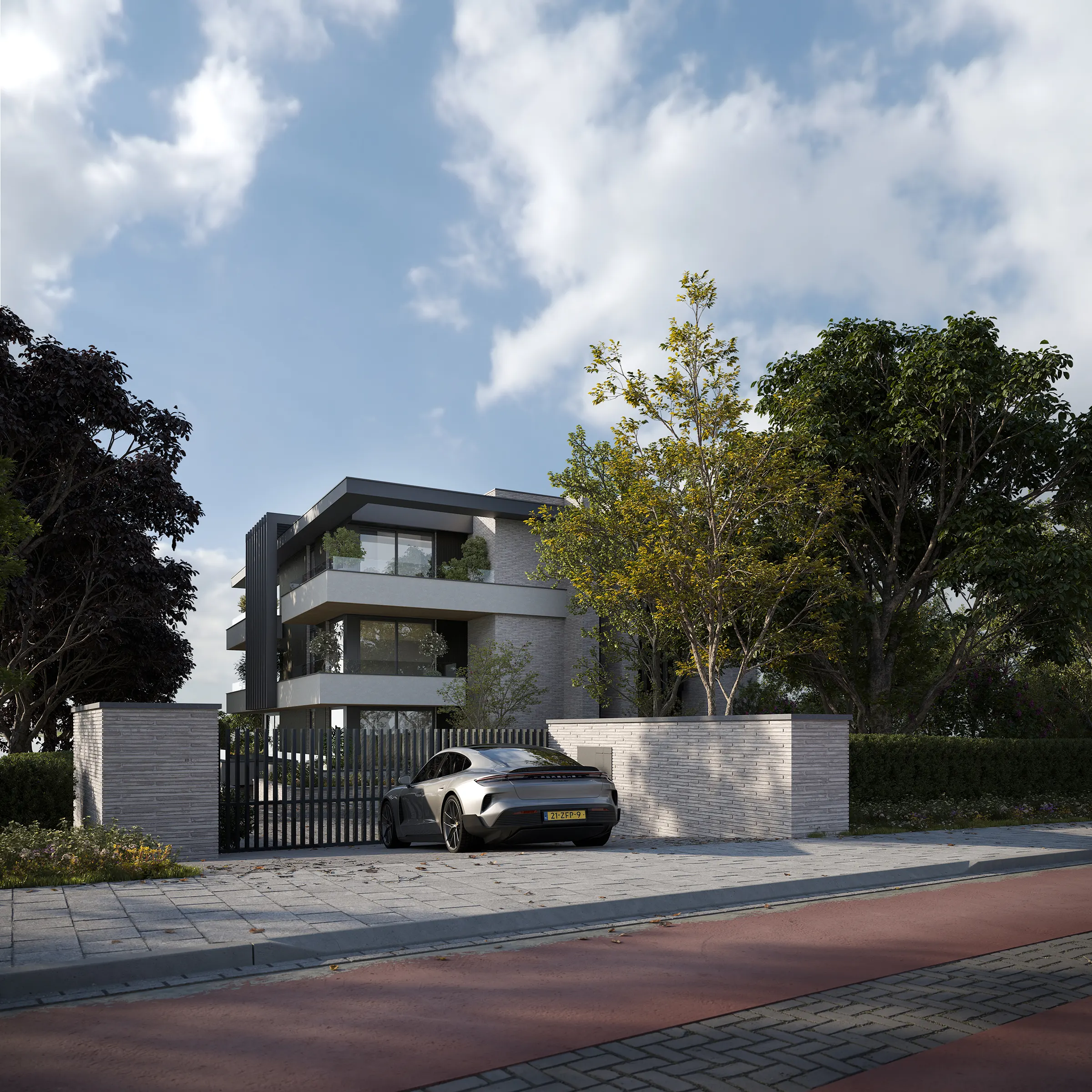 3d Exterieur Visualisatie Hulkesteinseweg